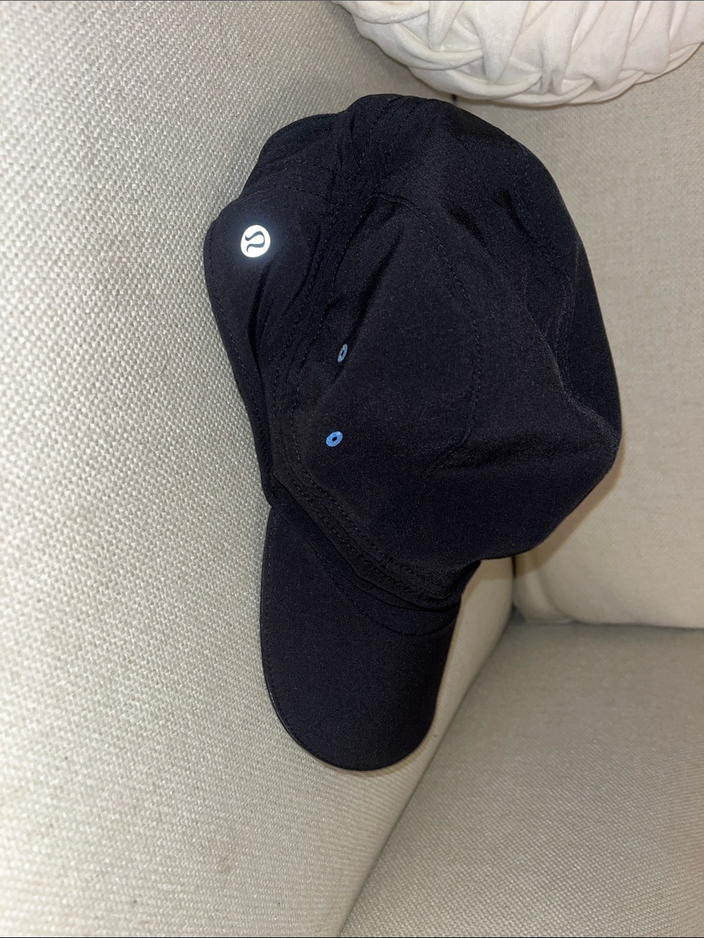 lululemon athletica Black Men's Athletic Cap with Reflective Logo